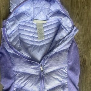 Girls L Free Country purple puffer vest